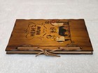 Vintage 1941  here s How  Cocktails Recipe Book barware w C Whitfield wood Cover