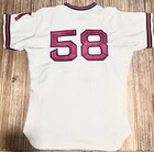 1977 Paul Hartzell California Angels Game Worn Jersey