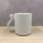 Vintage Japanese Cat 8oz Coffee Mug Cup With Tail Handle