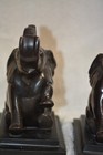 Bookends  Vintage  Bookends elephants 