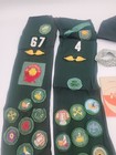 Vintage 1950 s Girl Scout Hat   2 Sashes   More Lot