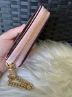 2026 Nwt Coach Zip Card Case In Signature Canvas Cw883 Powder Pink  