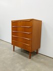 Vintage Danish   Scandinavian Mid Century Modern Teak Dresser