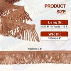Bronze Gold Fringe Trim  5 Yards X 4inch Curtain Fringe Trim Tassel Fabric Sofa