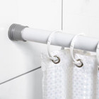 36 In  - 60 In  Pvc Shower Rod Cover In White