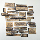 Love Words Valentine s Stickers Scrapbooking Journaling Cards Collage
