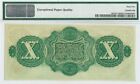 1872 Columbia  South Carolina  10 Dollar Obsolete Bank Note Pmg Gem Unc 65 Epq