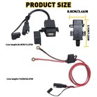 Sae B To Ring-terminal Cable Extension Adapter Charger Phone Motorcycle