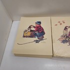 Norman Rockwell Notepads Lot Of 3 Boys W  Dogs Art Prints 1978 Vintage Nos