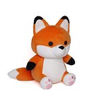  Orange Red Fox Plush - 10 Inches Stuffed Animal Plushie - Hug And Cuddle With 