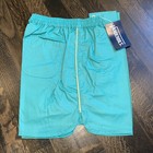 Vtg 70s 80s Tennis Track Shorts Green Striped Retro Mens Large Nos