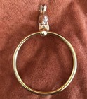 Rabbit Bronze Towel Ring 