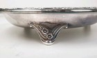 Footed Oneida Silversmiths Engraved Silver-plated Serving Candy Dish Bowl