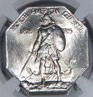 1925 Norse American Medal Thick Silver Ngc Graded Ms 65  free Shipping 