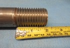 Threaded Stud rod  1-1 8  Dia  X 13-7 8  L  Polished Steel  Threaded Both Ends