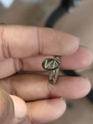 Ancient Bronze Ring Genuine Roman Byzantine Ornamented Collectible Dark Patina