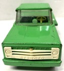 Vintage Structo Green Pressed Steel Truck  no Bed  for Parts Or Restore
