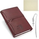 Bible Cover Skin For Man   Women pu Leather Bible Bag For Standard   Large-red