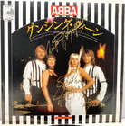 1977 Abba Dancing Queen 45 Record Signed By 4 Entire Group Band