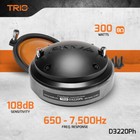 1x Prv 2  Horn Driver D3220ph 300 Watts Midrange Phenolic   Wgp14-50 Orange Whit
