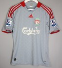 Liverpool 2008 2009away Football Shirt Jersey Top Lfc Adidas 8 Gerrard