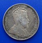 1902 Canada 25 Cents 0 925 Silver Coin - Excellent Condition