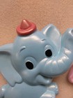 Vintage Chalkware Elephants Wall Hanging Trio 1972 Miller Cute Nursery Decor
