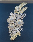 Queen Elizabeth s Royal Replica Australian Wattle Floral Spray Brooch Pendant