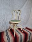 1920s Rare Industrial Vintage Uhl Steel Toledo Metal Bar Drafting Chair Stool