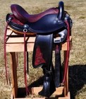 New Western Endurance Leather Saddle With Cow Softy Seat  Sizes 10  To 18  In