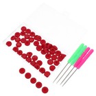 54pcs Sealing Covers With Needles For Glue And Caulk Tubes