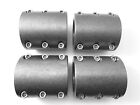 4 Weldable Steel Tube Clamps Bolt On 1 50  1-1 2  Roll Cage Mounts 6 Bolt Hd