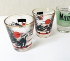 Vintage Lot Of 6 Shot Glasses