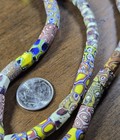 Full Strand Of Beautiful Patterns Millefiori Venetian Glass Trade Beads African