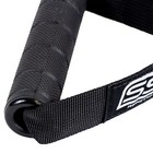 Nylon Fitness Strap   Single D Handle   Cable Attachment   Foam Grip   D-ring