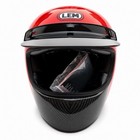 Lem Full Face Motorcycle Helmet Jet Bora Red Adult Unisex Size Small
