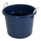 Homz 0402grrb 08 Storage Tub Storage Tub  18 Gal  Navy  Polypropylene