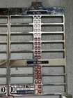 Vintage Lot 5 Seeburg Select-o-matic Jukebox Chrome Title Strip Holder Songboard