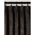 Sara Le Print Linen Drapery Pleated Wine Sl-a6  set Of 2  42 wx96 h