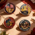 America 250th Anniversary Pins Set  Usa 250 Years Birthday Lapel Pin Badge