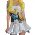 Smurfette Dress Only Adult Women Halloween Costume--new