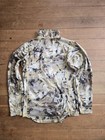 Mens Sitka Core Midweight Zip-t Camo Long Sleve Hunting Shirt Size Small