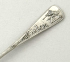 Durgin Sterling Souvenir Demitasse Spoon Salem Witch 4 1 4  Daniel Low