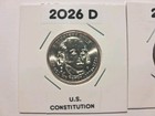 Latest Quarters Are Here U s constitution 2026 P  D 2 Coin Set Labeled Holders 