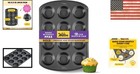 Dishwasher Safe Gold Muffin Pan - 12 Cup Non-stick Bakeware For Perfect Bakes