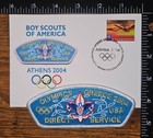 2004 Greece Olympics Direct Service Council Boy Scout Csp   First Day Issue Card