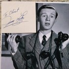 Jimmy Lydon Signed Card Photo 40s Child Movie Tv Actor Little Men Time Your Life