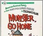 Munsters Munster  Go Home Original Vintage Three Sheet Movie Theater Poster 1966