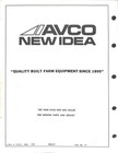 Avco New Idea No  107 Three Point Hitch Spinner Fertilizer Spreader Seeder Manua