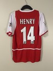 Arsenal Henry 14 2003-04 Home Soccer Jersey Nike Football Soccer Shirt Size M